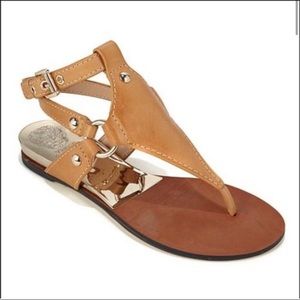 Vince Camuto Adalina Sandal-Color Cognac-Size 10